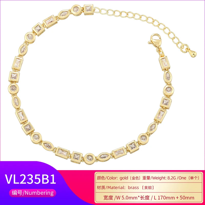 ZHUKOU candy necklace for women Cubic Zirconia Man necklace originality Couples Necklace Fashion jewelry wholesale VL242