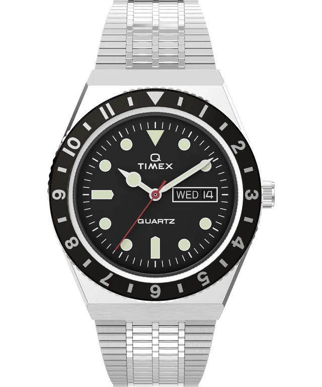 Q Timex Reissue 38mm Stainless Steel Bracelet Watch