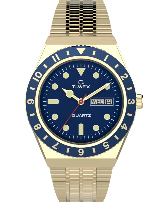 Q Timex Reissue 38mm Stainless Steel Bracelet Watch