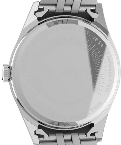 Timex Legacy Day and Date 36mm Stainless Steel Bracelet Watch