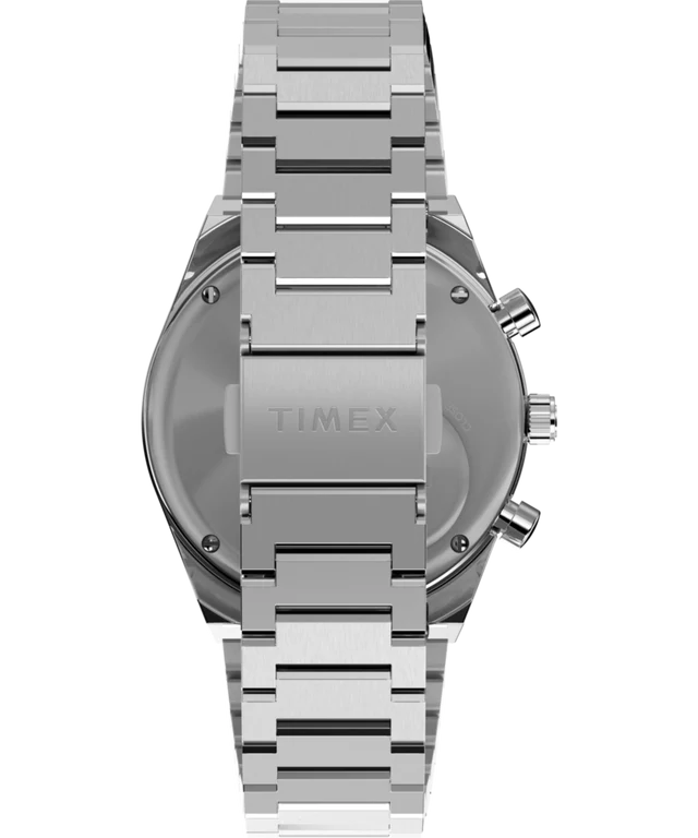 Q Timex Falcon Eye Chronograph 40mm Stainless Steel Bracelet Watch