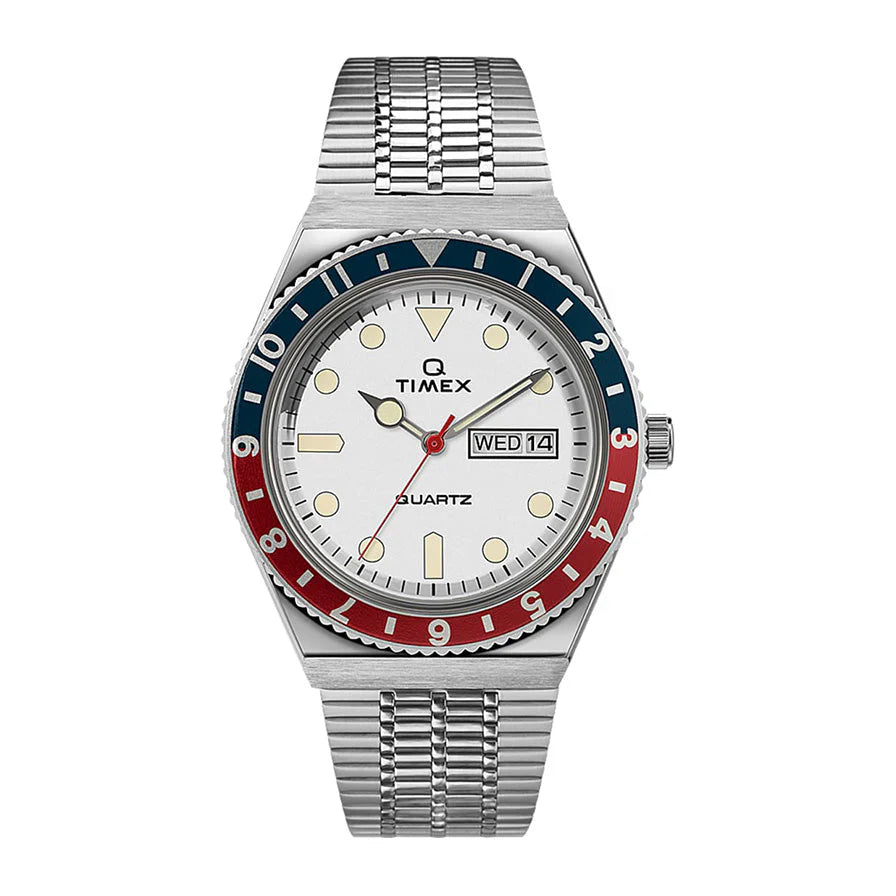 Q Timex Reissue 38mm Stainless Steel Bracelet Watch