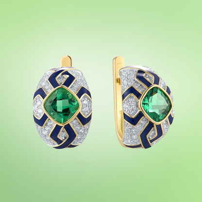 Verde Blu - Earrings