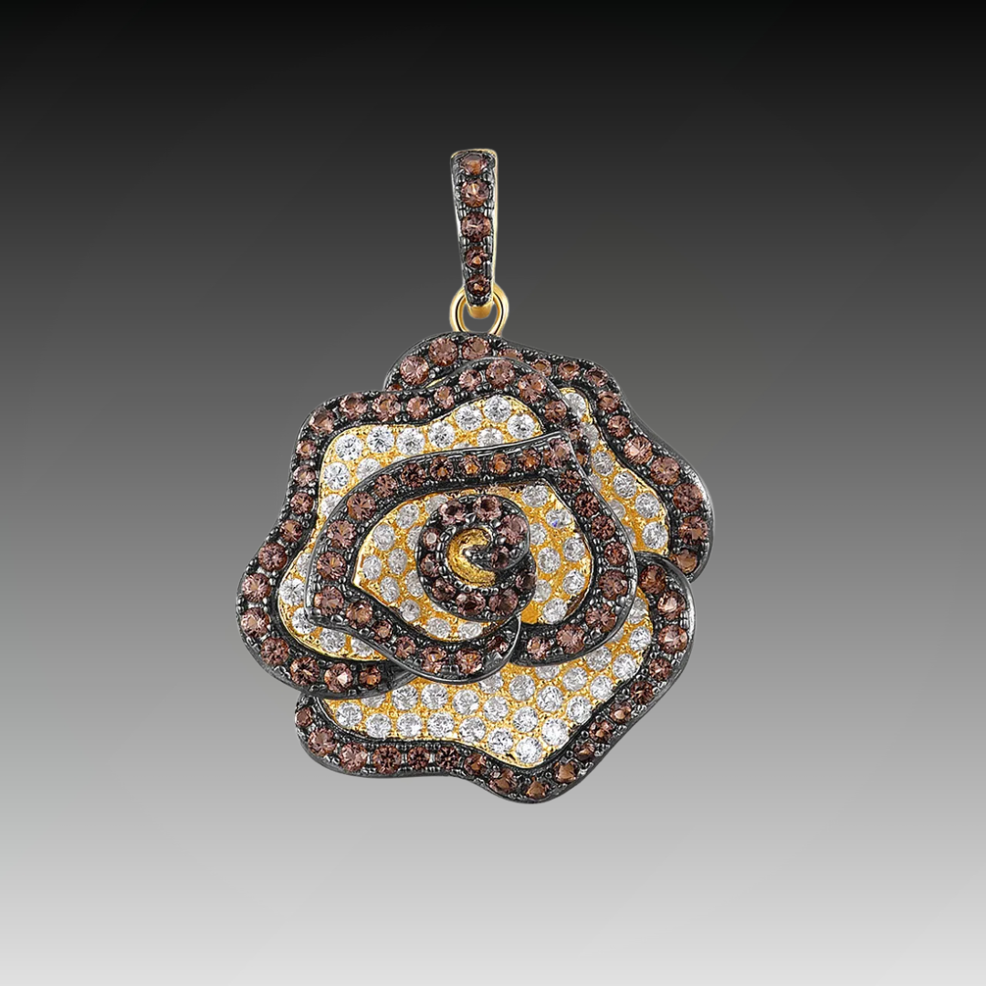 Rosa in Bianco - Pendant