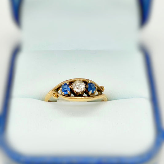 18ct, Sapphire & Diamond