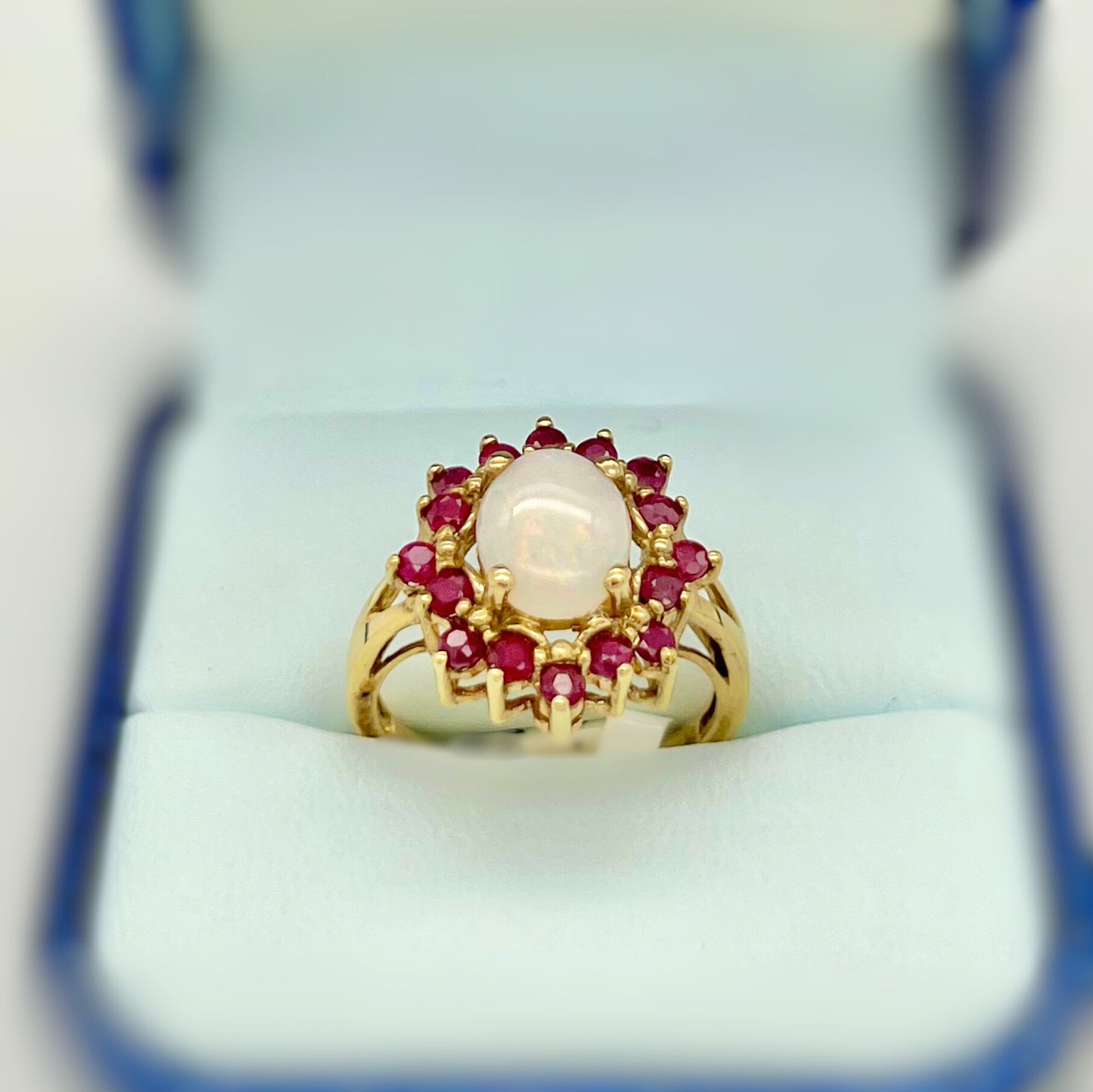 9ct, Opal & Ruby