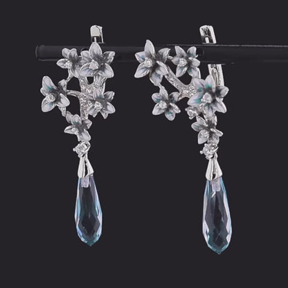 Lampadario Blu - Earrings